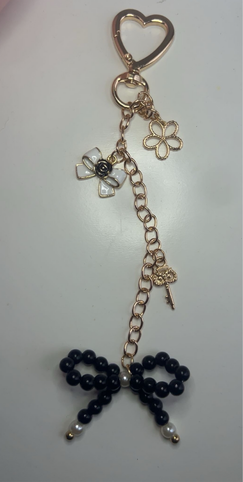 Black Bow Key Chain