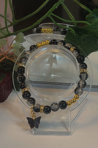 Black + Gold Butterfly