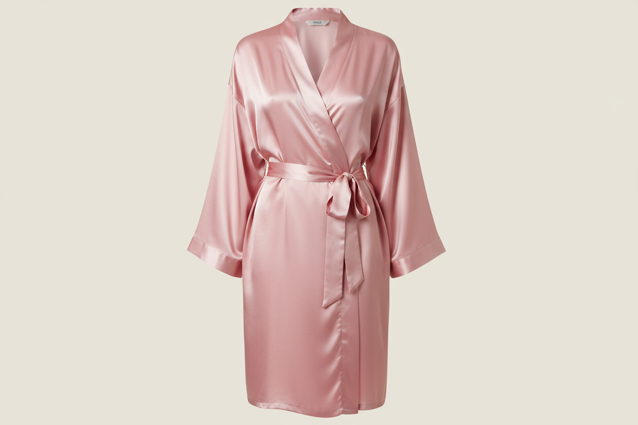 pink silk rob